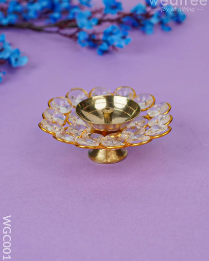 Combo - String Bag & Brass Crystal Deep Wgc0018 Return Gift Combos