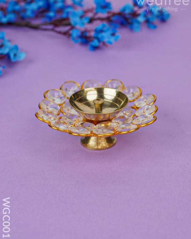 Combo - String Bag & Brass Crystal Deep Wgc0018 Return Gift Combos