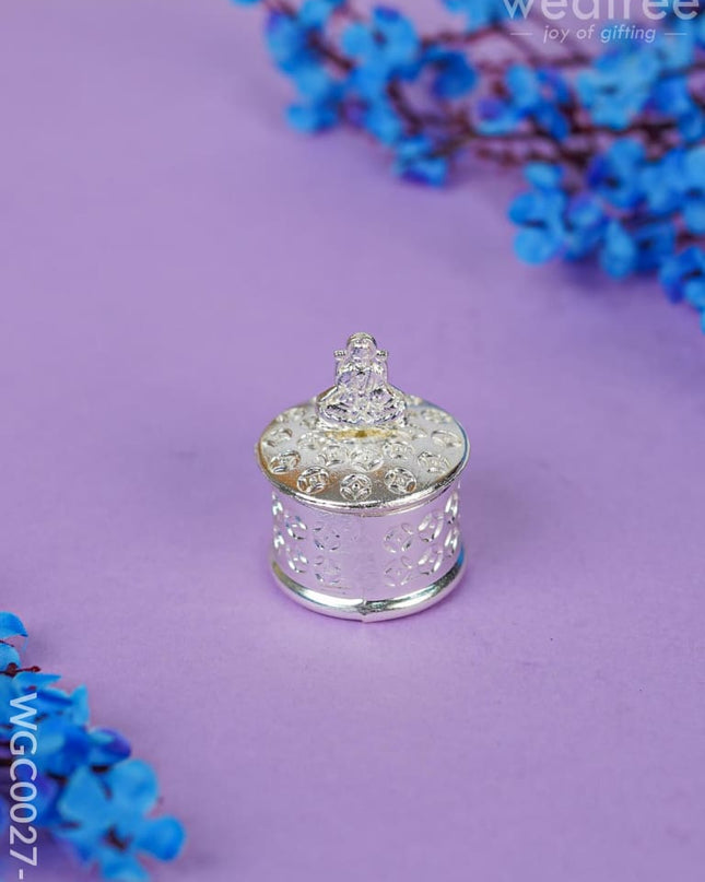 Return Gift Combo With String Bag & Zinc Alloy Kumkum Holder - Wgc0027 Combos