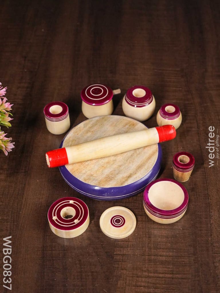 Cooking Set Special - Channapatna Toys Wbg0837 Kids Return Gifts