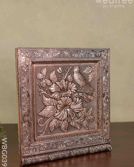 Copper Coated Keyhanger - Flower Embossing (9 X 10) Wbg0394 Key Hangers
