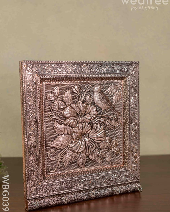 Copper Coated Keyhanger - Flower Embossing (9 X 10) Wbg0394 Key Hangers