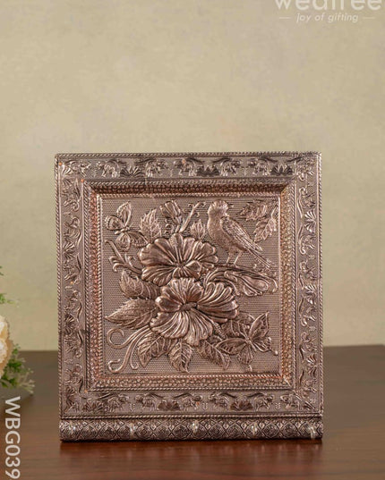 Copper Coated Keyhanger - Flower Embossing (9 X 10) Wbg0394 Key Hangers