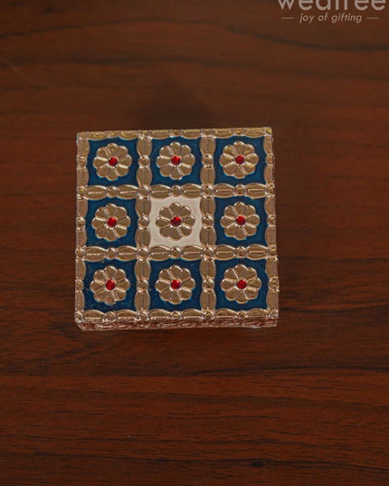 Meenakari Copper Finished Manai - Wbg1104 Pooja Utilities