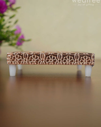 Meenakari Copper Finished Manai - Wbg1104 Pooja Utilities