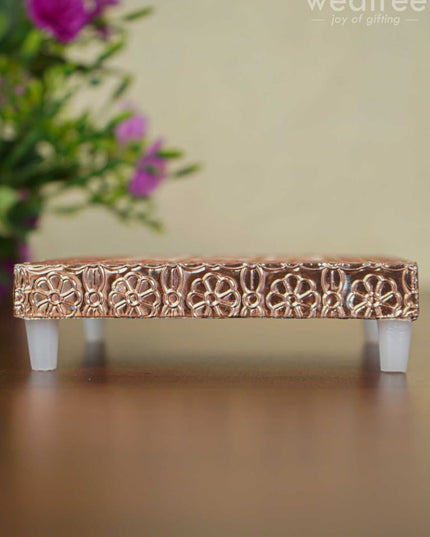 Meenakari Copper Finished Manai - Wbg1103 Pooja Utilities