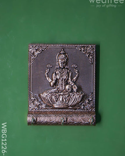 Copper Oxidized Lakshmi Key Hanger - WBG1226-2 - Oxidised Key Hangers RG