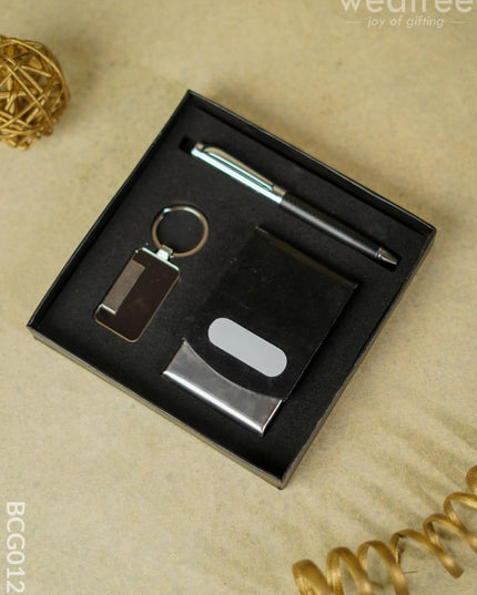 Corporate Gift - Bi Fold Card Holder Combo Black Bcg0120 Office Utility