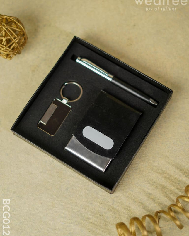 Corporate Gift - Bi Fold Card Holder Combo Black Bcg0120 Office Utility