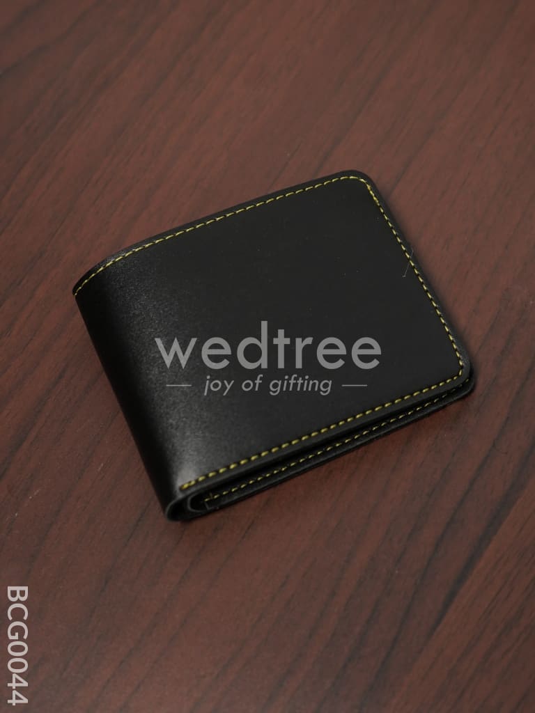 Corporate Gift - Bi Fold Lather Wallet Combo Black Bcg0044 Office Utility