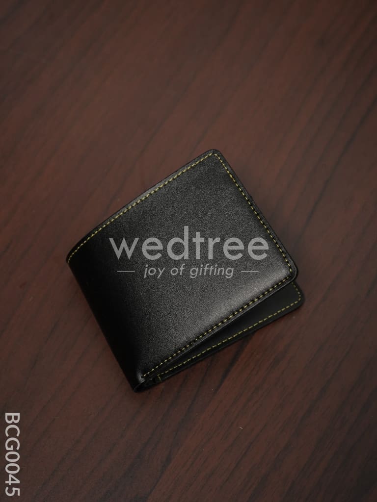 Corporate Gift - Bi Fold Lather Wallet Combo -Black Bcg0045 Office Utility