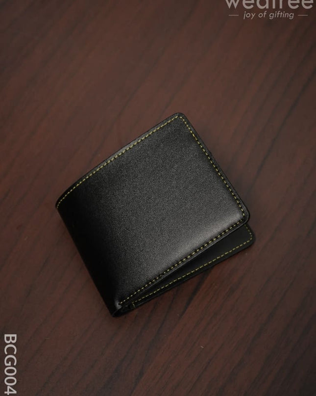 Corporate Gift - Bi Fold Lather Wallet Combo -Black Bcg0045 Office Utility