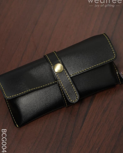 Corporate Gift - Bi Fold Lather Wallet Combo -Black Bcg0045 Office Utility