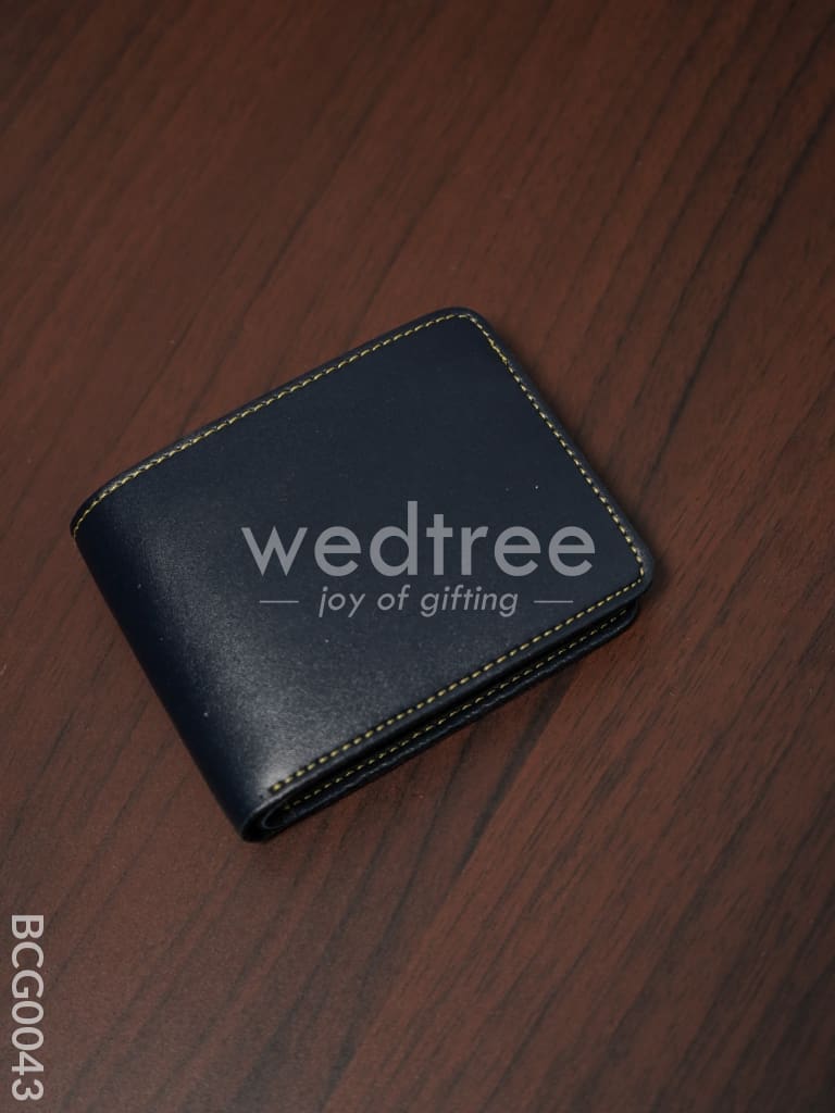 Corporate Gift - Bi Fold Lather Wallet Combo Blue Bcg0043 Office Utility