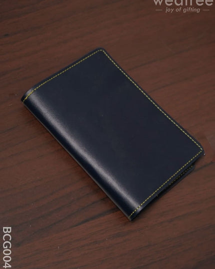 Corporate Gift - Bi Fold Lather Wallet Combo -Blue Bcg0046 Office Utility