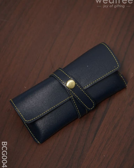 Corporate Gift - Bi Fold Lather Wallet Combo -Blue Bcg0046 Office Utility