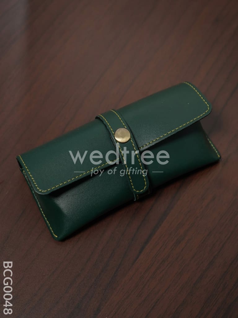 Corporate Gift - Bi Fold Lather Wallet Combo Green Bcg0048 Office Utility