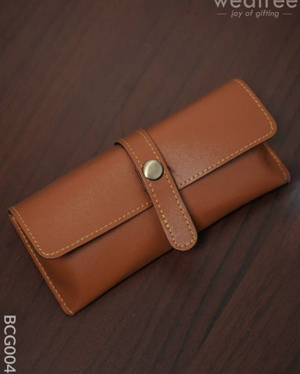 Corporate Gift - Bi Fold Lather Wallet Combo Tan Bcg0047 Office Utility