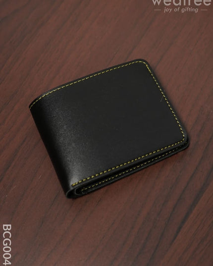 Corporate Gift - Bi Fold Lather Wallet Combo Black Bcg0044 Office Utility