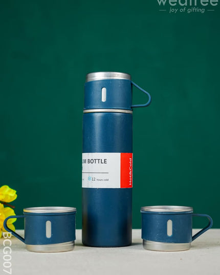 Corporate Gift - Black Vacuum Flask & 3 Cup Set Bcg0076 Desk Organisers