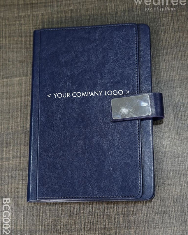 Corporate Gift - Button Type Leather Diary Bcg0025 Office Utility