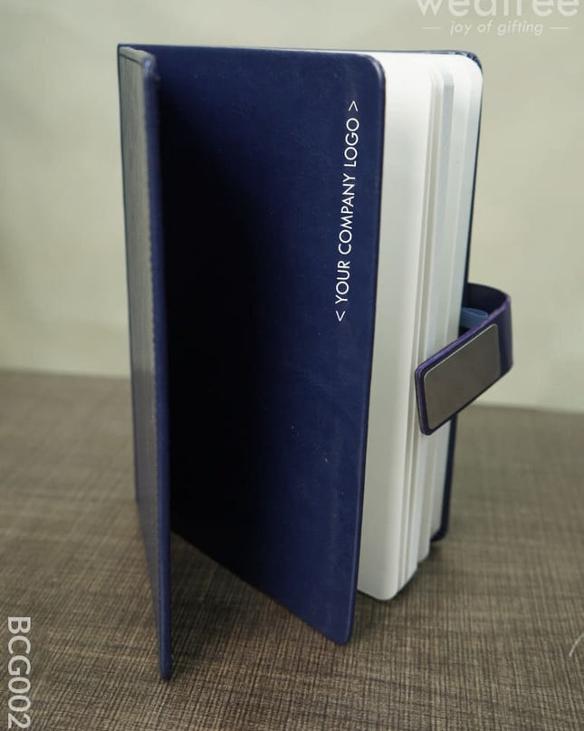 Corporate Gift - Button Type Leather Diary Bcg0025 Office Utility