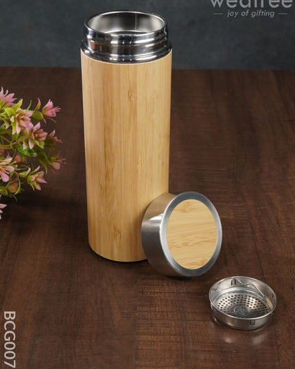 Corporate Gift - Eco Friendly Bamboo (500 Ml) Flask Bcg0077 Office Utility