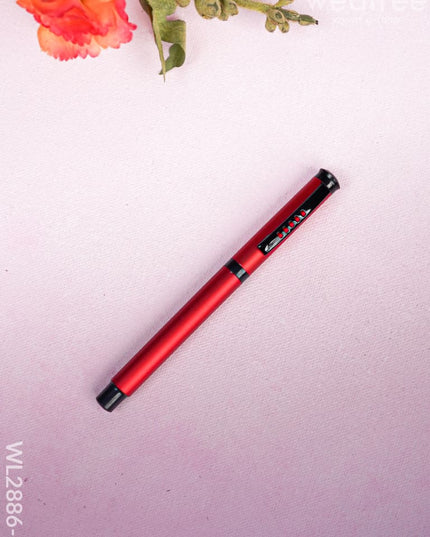Corporate Gift - Flask & Diary with Pen Set - Red - WL2886-1 Diaries & Notepads