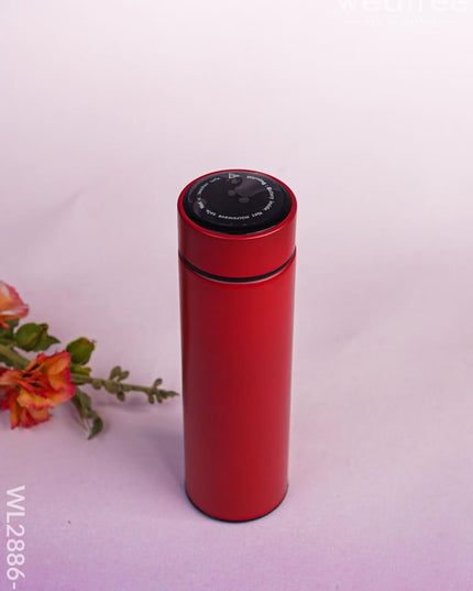 Corporate Gift - Flask & Diary with Pen Set - Red - WL2886-1 Diaries & Notepads
