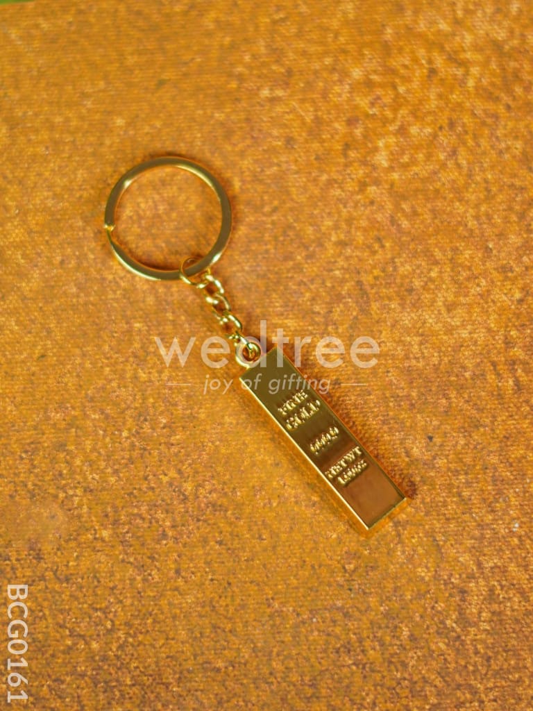 Corporate Gift - Gold Bar Keychain Bcg0161 Office Utility