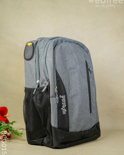 Corporate Gift - Grey Coloured Backpack Bcg0150 Branding