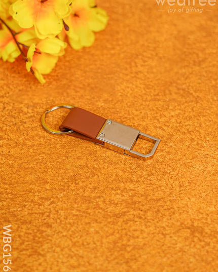 Corporate Gift - Keychain With Lock Silver Wbg1560 Keychains & Sockets
