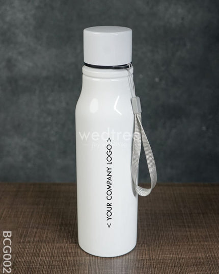 Corporate Gift - Stainless Steel Bottle White Bcg0028 Office Utility