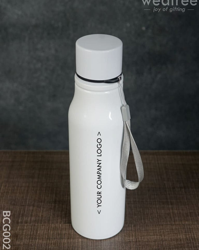 Corporate Gift - Stainless Steel Bottle White Bcg0028 Office Utility