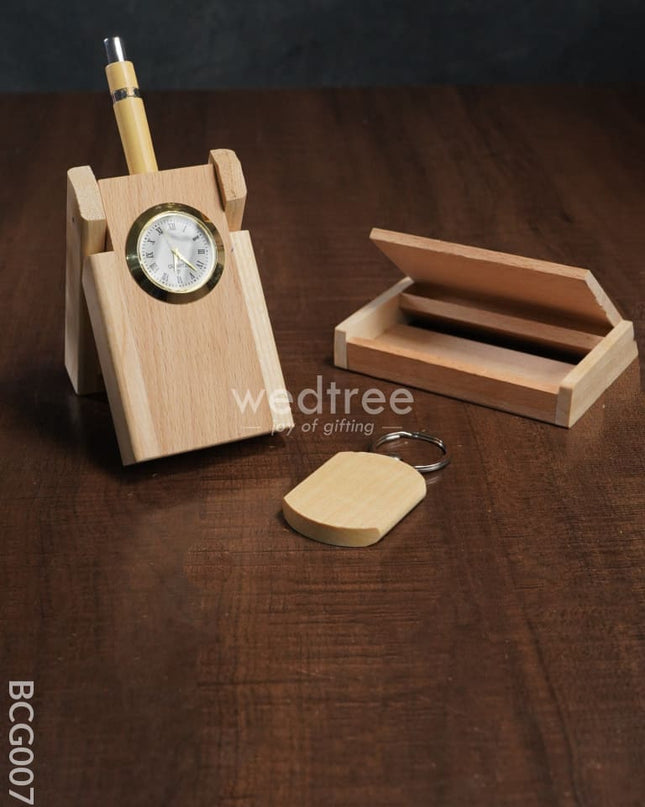 Corporate Gift - Wooden 3 In 1 Set Bcg0071 Organisers