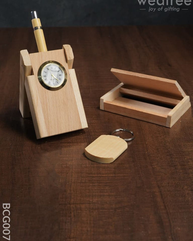 Corporate Gift - Wooden 3 In 1 Set Bcg0071 Organisers