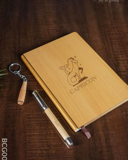 Corporate Gift - Wooden Diary Set Bcg0062 Diaries & Notepads