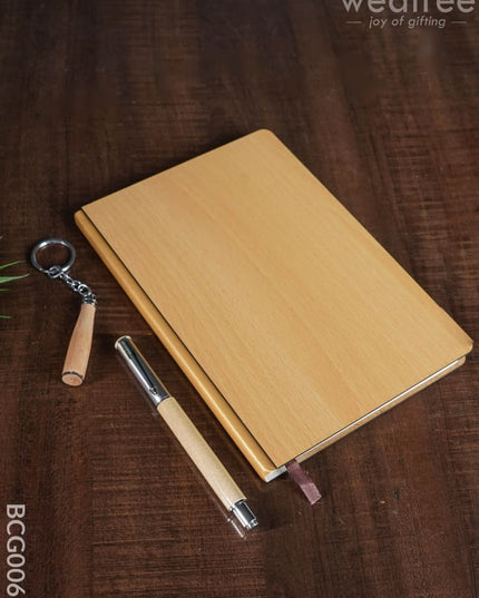 Corporate Gift - Wooden Diary Set Bcg0062 Office Utility