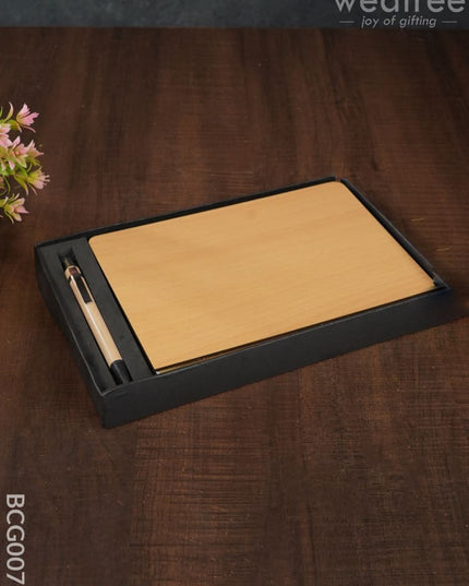 Corporate Gift - Wooden Diary Set Bcg0070 Office Utility