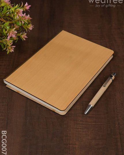 Corporate Gift - Wooden Diary Set Bcg0070 Office Utility