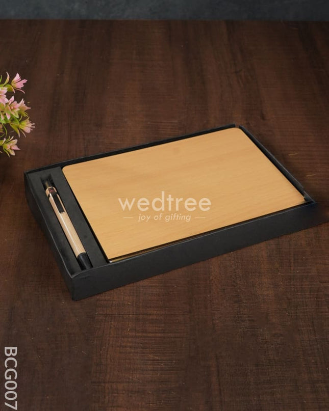 Corporate Gift - Wooden Diary Set Bcg0070 Office Utility