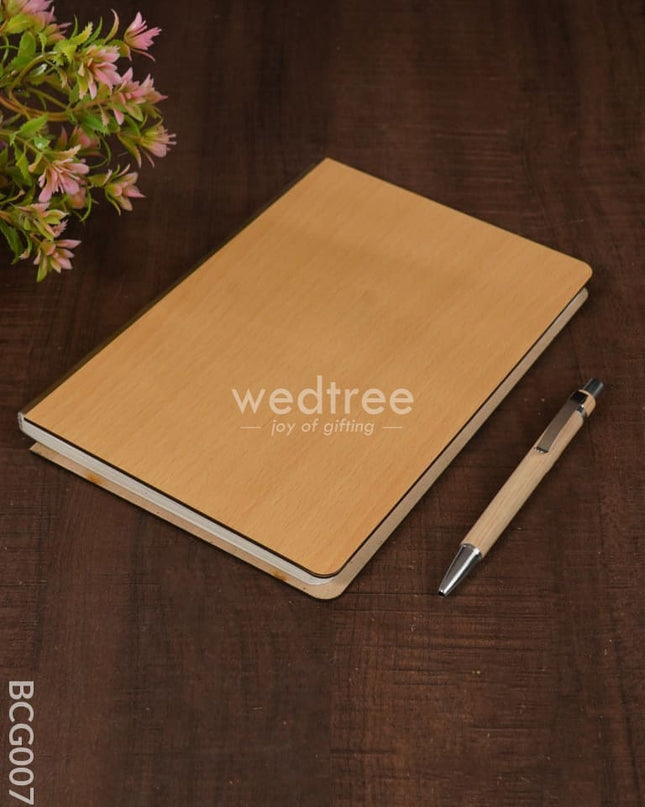 Corporate Gift - Wooden Diary Set Bcg0070 Office Utility