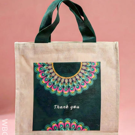 Cotton Cloth Bag for Thamboolam - WBG1273 - Floral - Cloth Bags