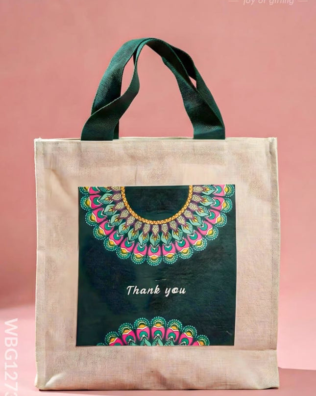 Cotton Cloth Bag for Thamboolam - WBG1273 - Floral - Cloth Bags