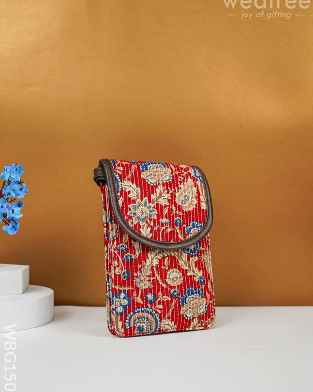Cotton Silk Mobile Sling Bag - Wbg1503 Bags