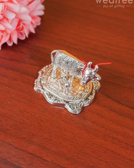 White Metal Cow - Wbg1321 Metal Figurine