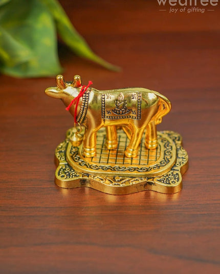 White Metal Cow - Wbg1321 Figurine Rg
