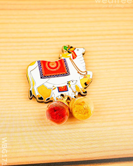 Cow Haldi Kumkum Set - WBG1716 - Add-ons
