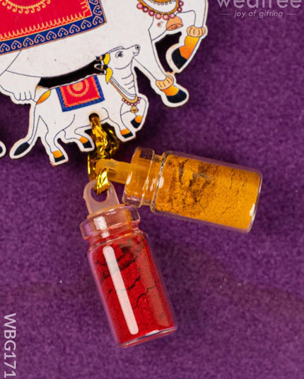 Cow Haldi Kumkum Set - WBG1716 - Add-ons
