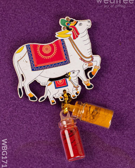 Cow Haldi Kumkum Set - WBG1716 - Add-ons